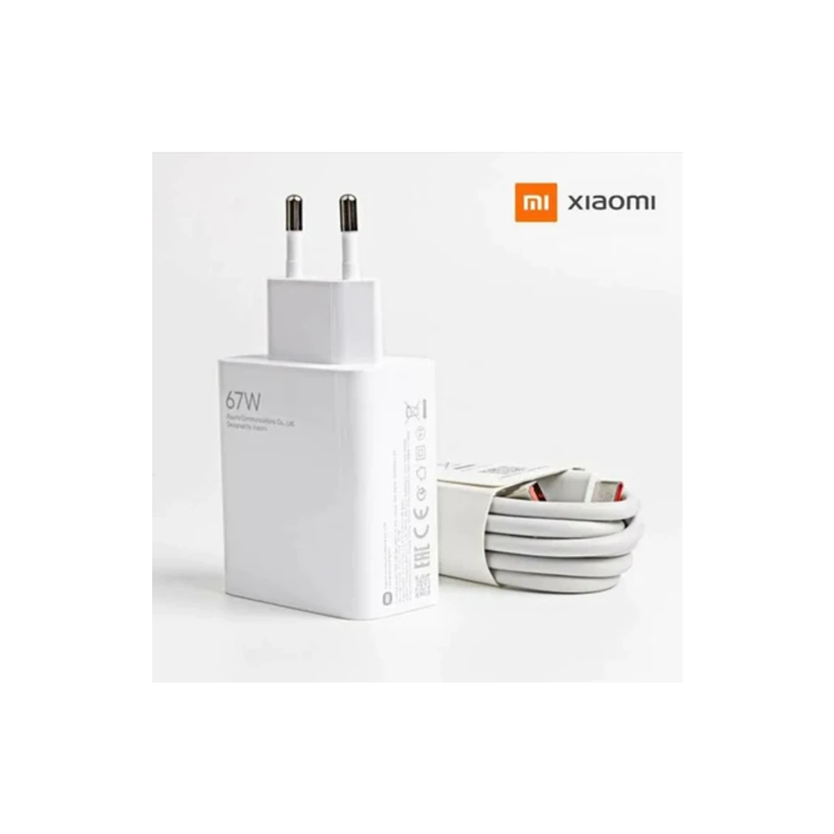 Xiaomi 67W Hızlı Şarj Adaptörü ve 1m USB Type-C Kablo Uyumlu Modeller için Güçlü Performans