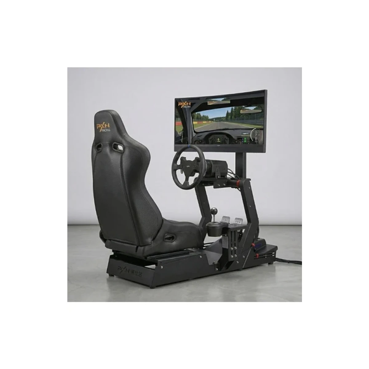 Pxn Profesyonel Yarış Simülatörü Kokpiti + Innocn 34" Ultrawide OLED 165Hz Curved Gaming Monitör Seti